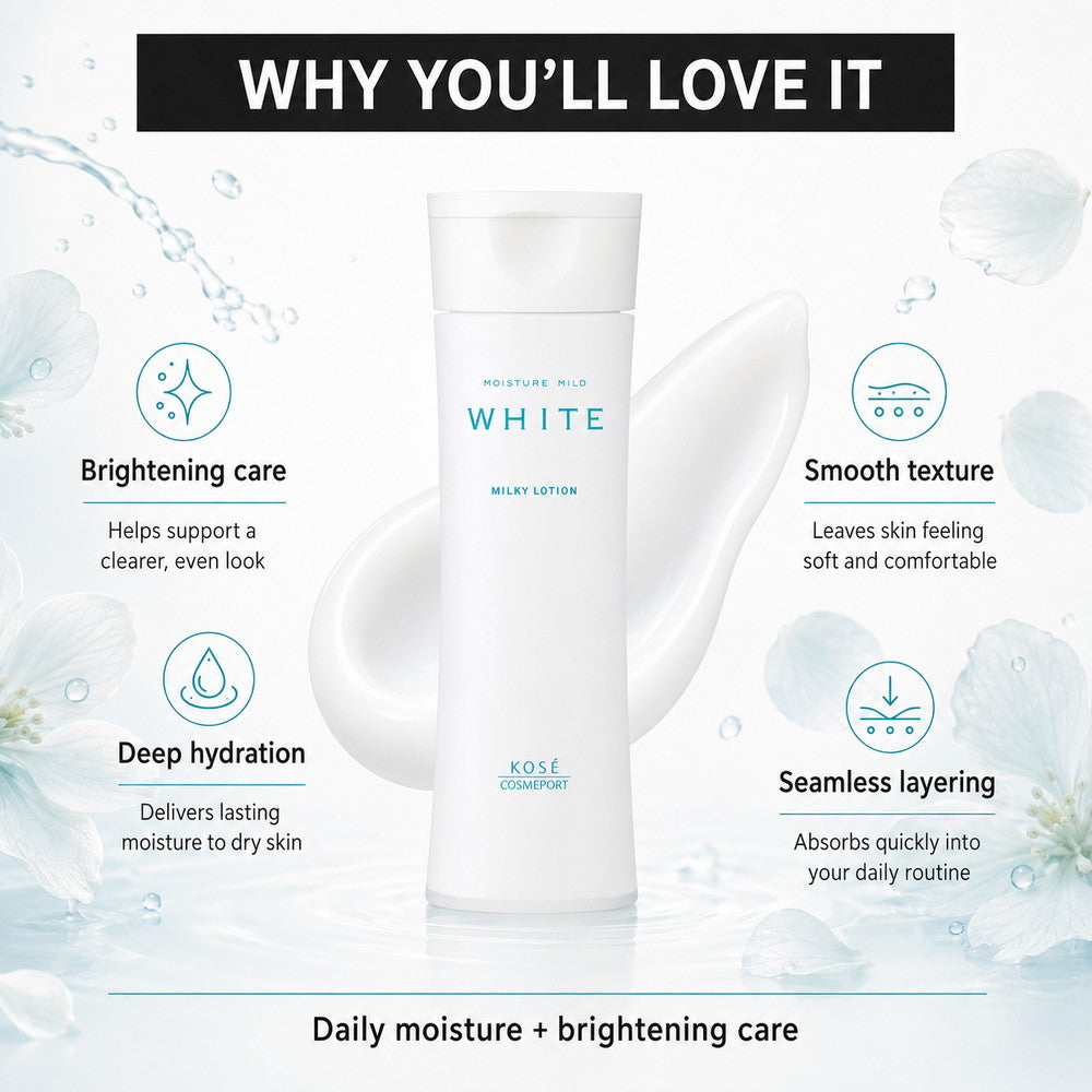 Moisture Mild White Milky Lotion 140ml
