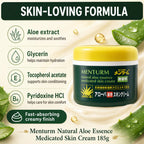 Menturm Natural Aloe Essence Medicated Skin Cream 185g