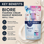 Biore Foaming Cream Makeup Remover Refill 170ml