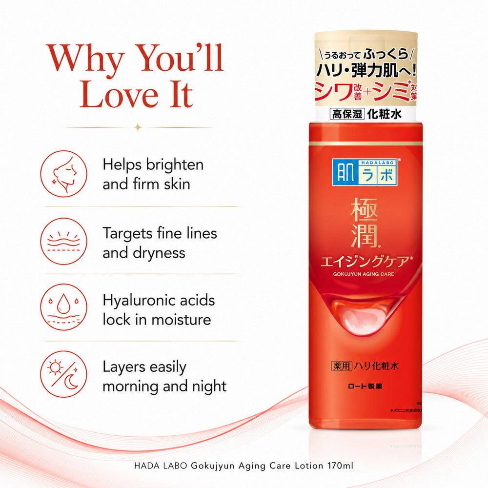 Hada Labo Gokujyun Aging Care Lotion Red 170ml