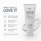 Deve Men Scrub Facial Cleanser 130g