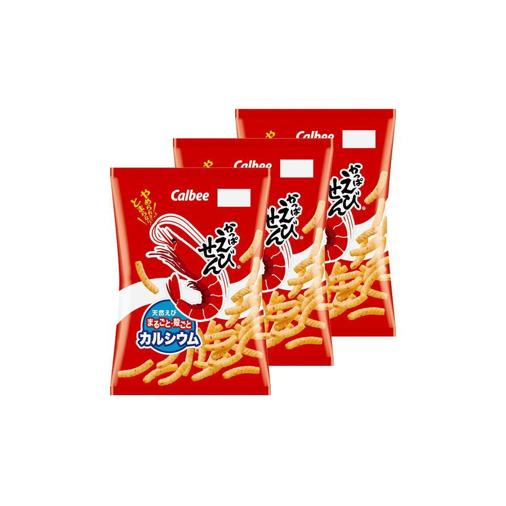 Kappa Ebisen Shrimp Flavored Chips 77g (Pack of 3)