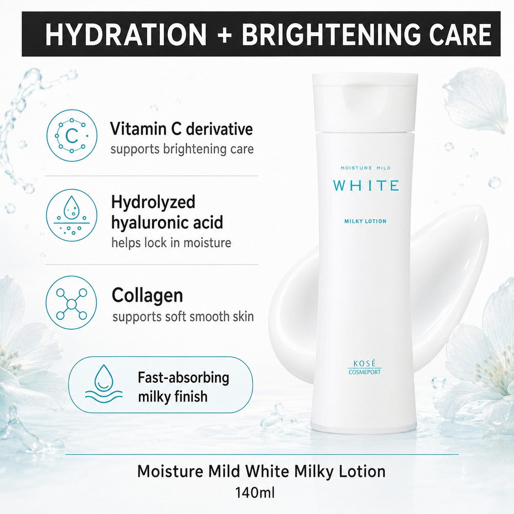 Moisture Mild White Milky Lotion 140ml