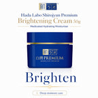 Hada Labo Shirojyun Premium Brightening Cream – Medicated Hydrating Moisturizer 50g