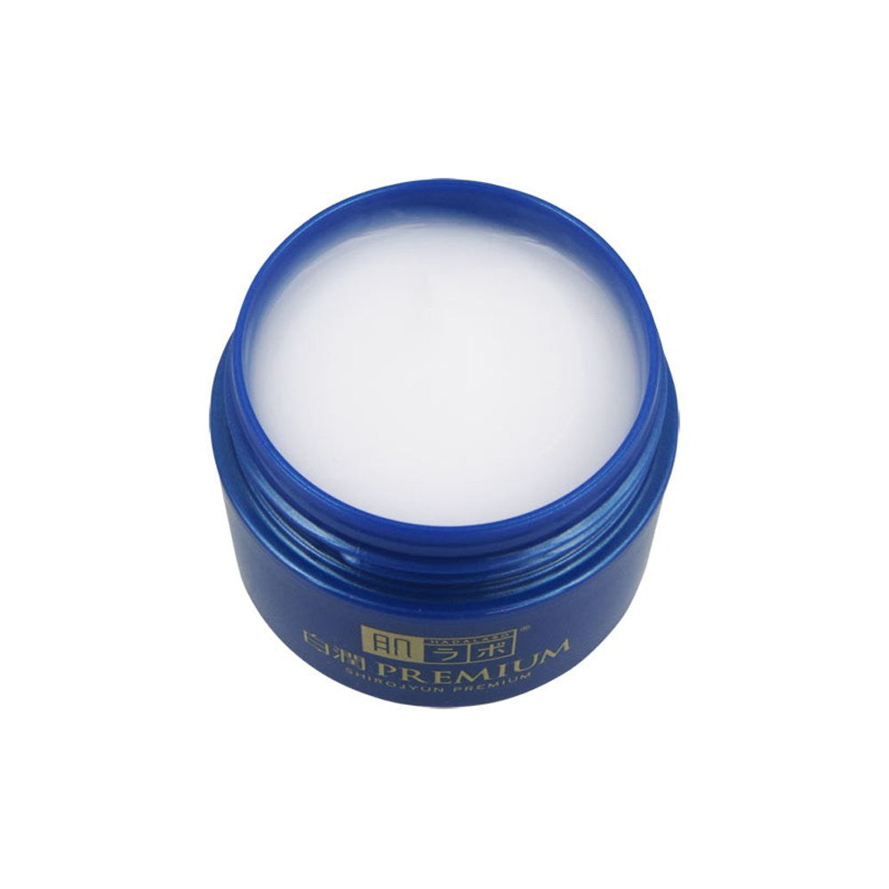 Hada Labo Shirojyun Premium Brightening Cream – Medicated Hydrating Moisturizer 50g
