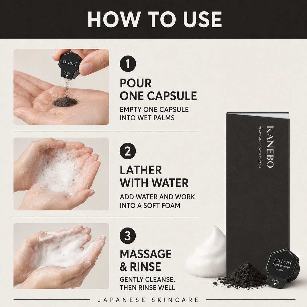 Suisai Beauty Clear Black Powder Facial Wash 0.4g x 32pcs