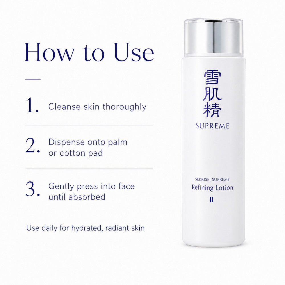 SEKKISEI Supreme Lotion II – Hydrating & Brightening Toner 230ml