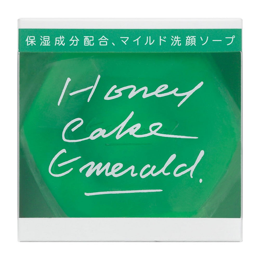 Honey Cake Emerald Transparent Facial Bar Soap 100g