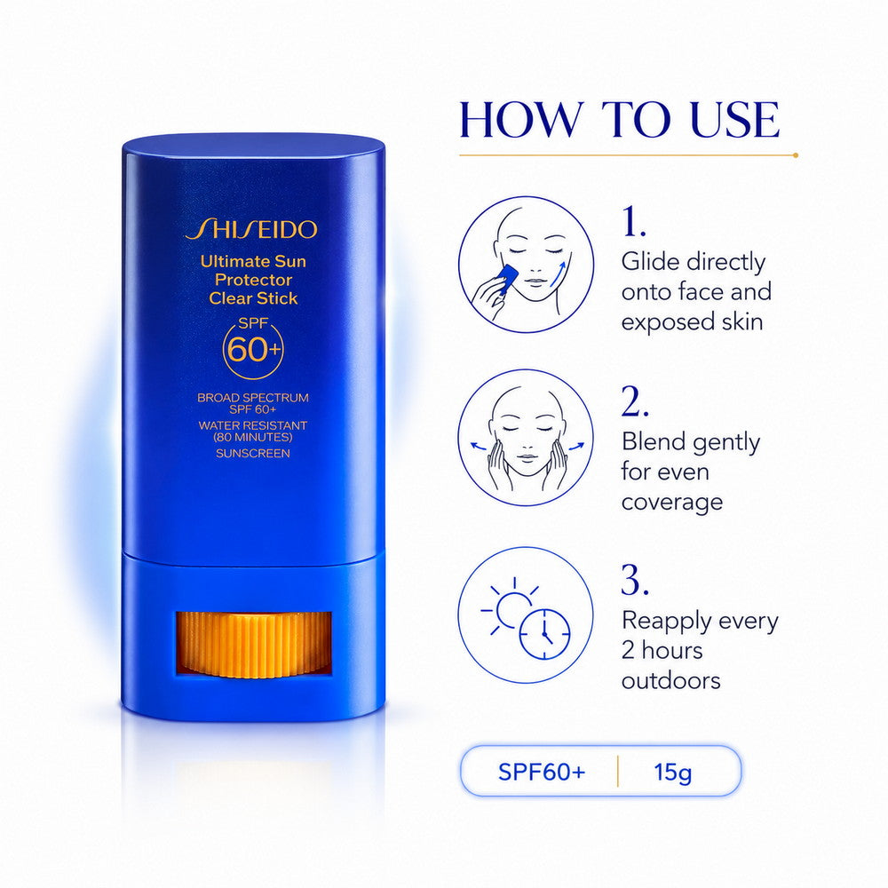 Suncare Clear Stick UV Protector SPF60+ PA++++ 15g