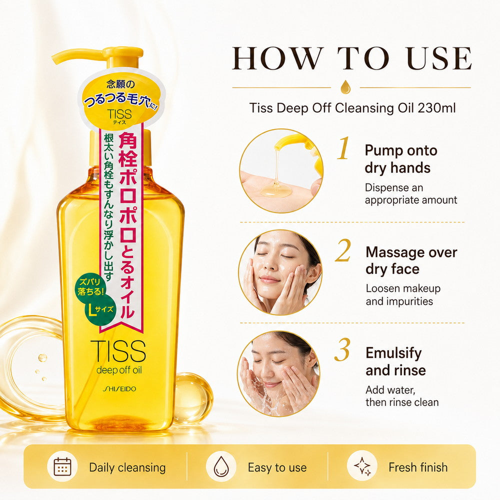 Tiss Deep Off Cleansing Oil 230ml
