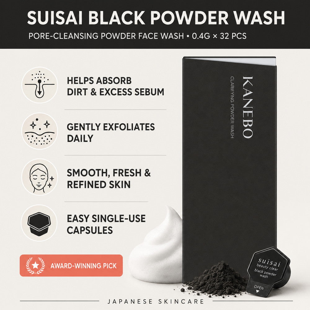 Suisai Beauty Clear Black Powder Facial Wash 0.4g x 32pcs