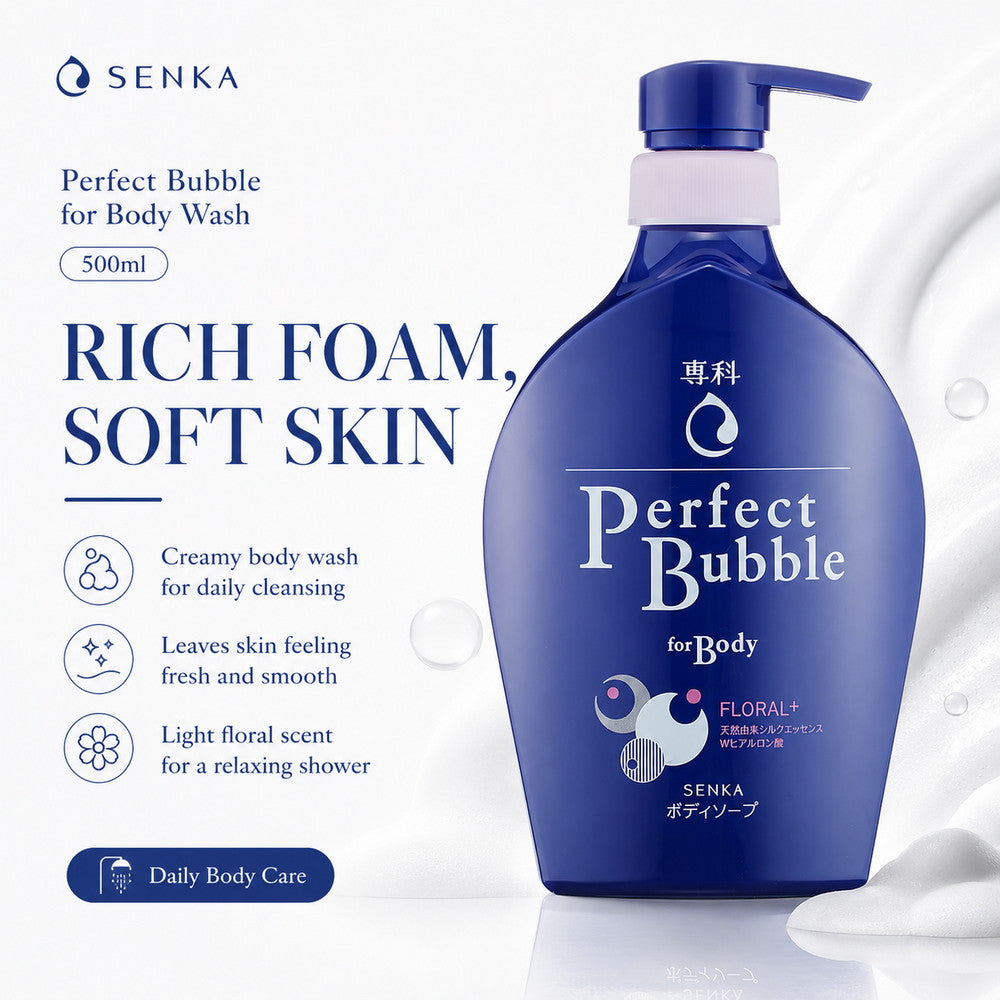 Senka Perfect Bubble for Body Wash 500ml
