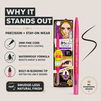 KISSME  Heroine Make Quick Eyeliner N Black  0.1g