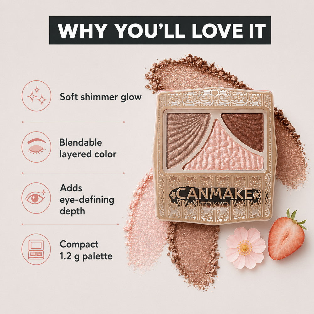 CANMAKE Juicy Pure Eyes Strawberry cocoa 11 1.2 g
