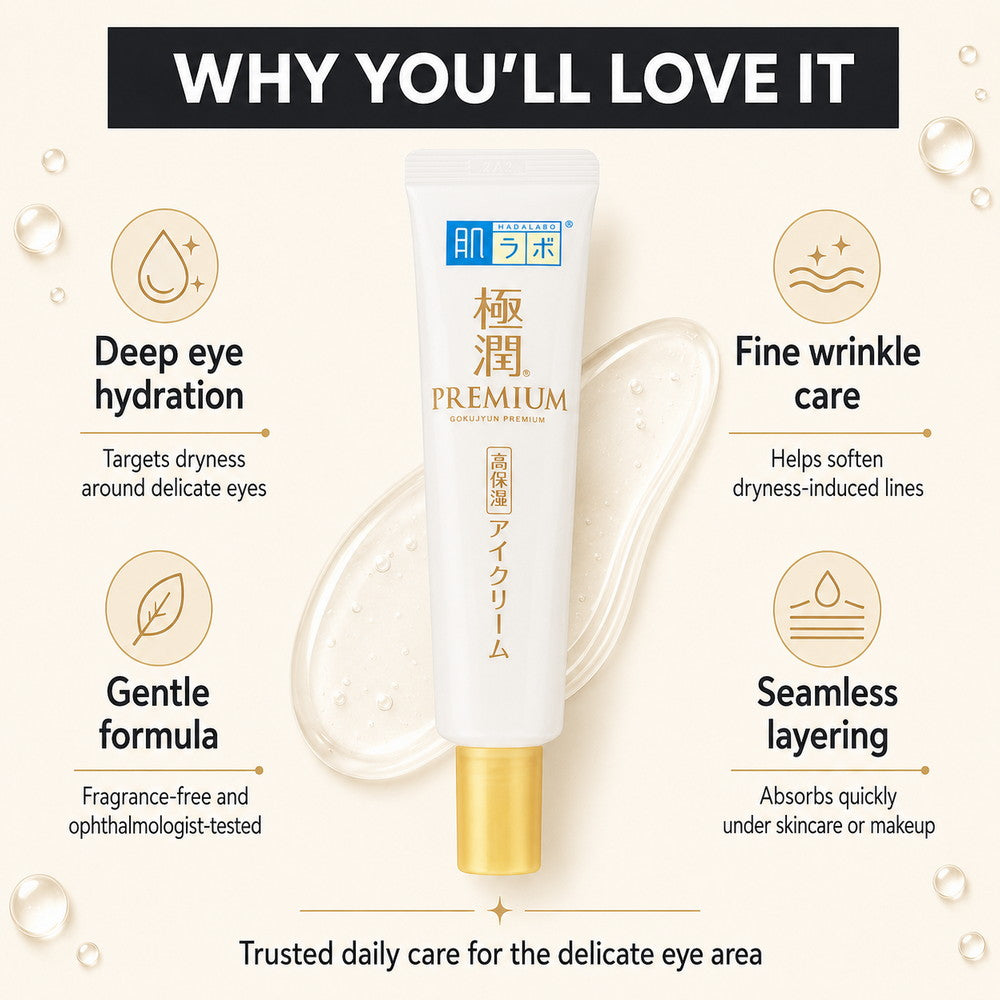 Hada Labo Gokujyun Premium Hyaluronic Eye Cream 20g