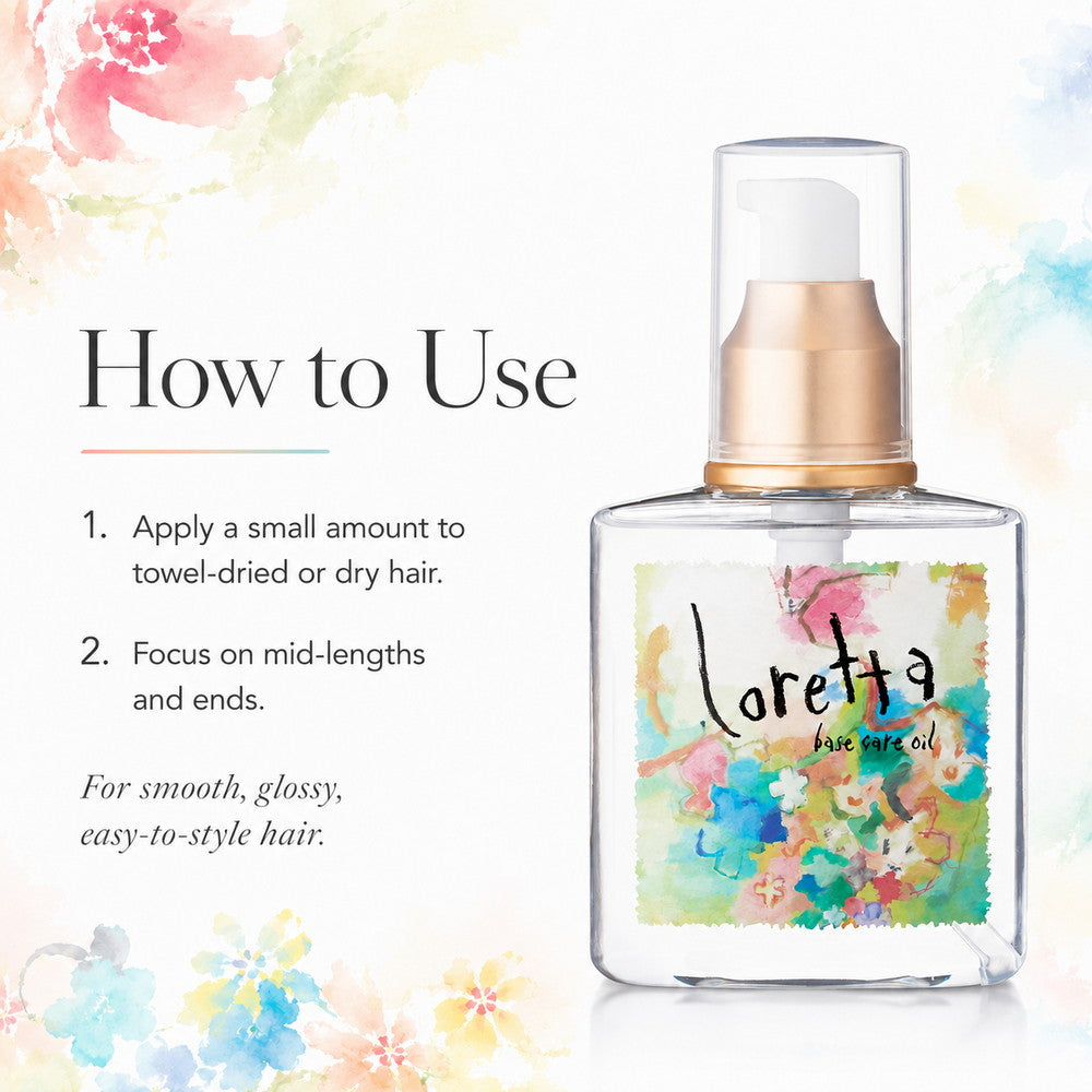 Loretta Base Care Hair Oil – Lightweight Styling & Moisturizing Oil 120ml