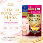 Clear Turn Premium Royal Jelly Face Mask Hyaluronic Acid 4 Sheets