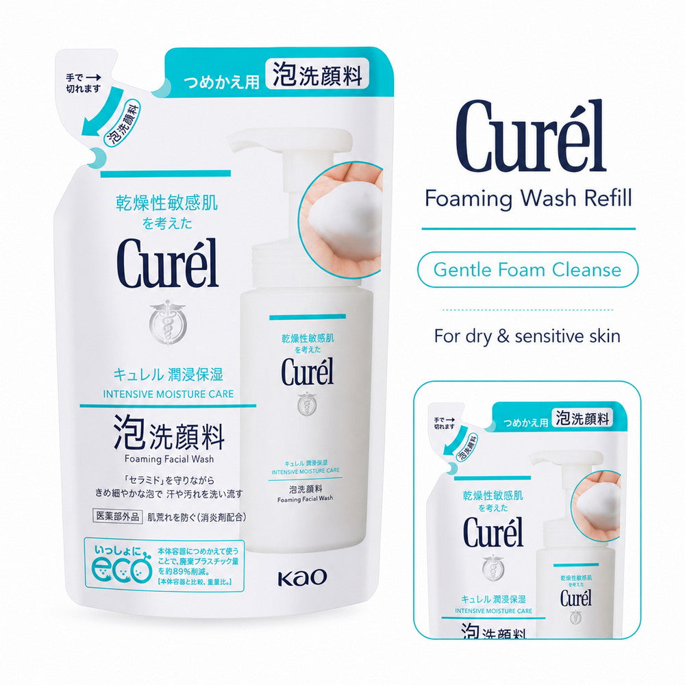 Curél Foaming Wash Refill Type 130ml