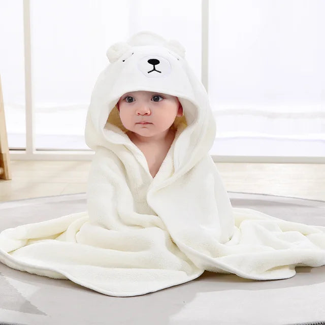 Cute Cartoon Animal Baby Bath Towels