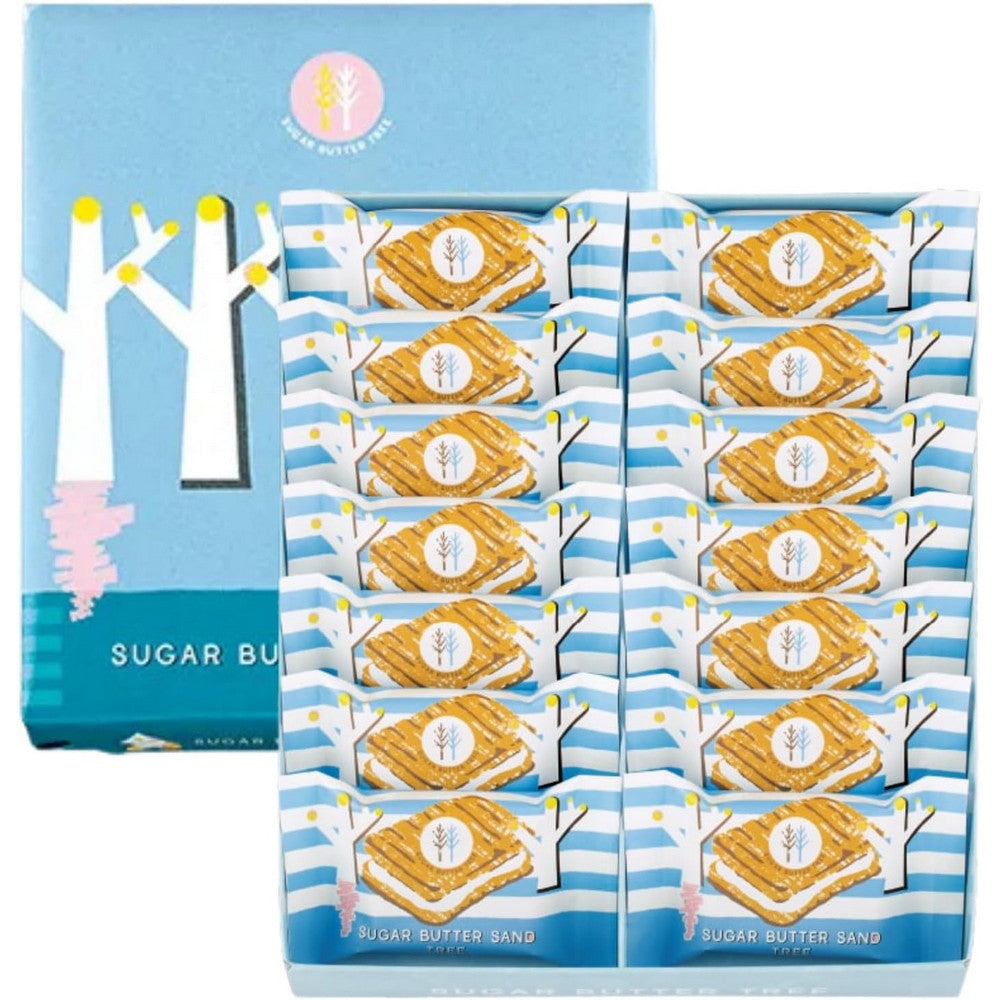 Sugar Butter Sand Tree Cookies 14 Pieces