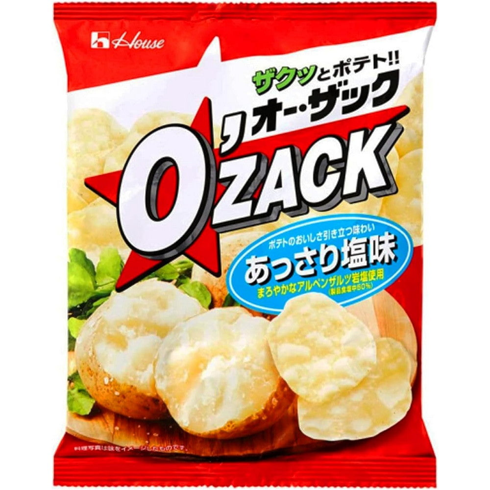 O'zack Lightly Salted Seaweed Potato Chips 55g (Pack of 3)