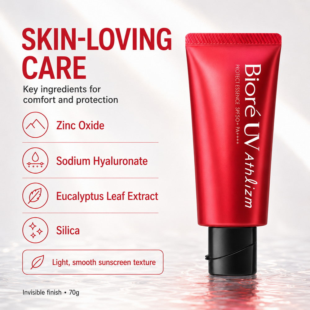Biore UV Athlizm Skin Protect Essence Sunscreen SPF50+ PA++++ 70g