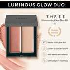 THREE Shimmering Glow Duo #01  5.2g