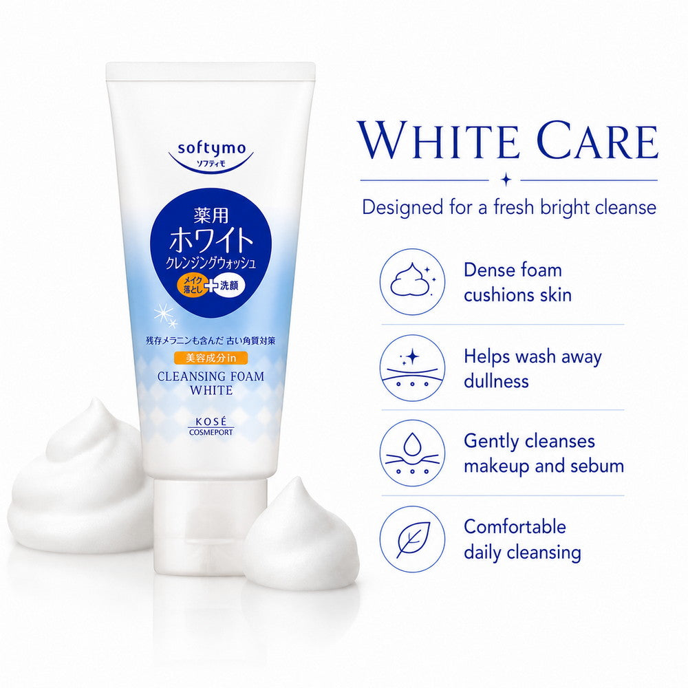 Softymo White Foam Cleansing Wash 60g