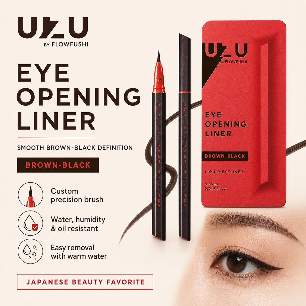 UZU BY FLOWFUSHI Eye Opening Liner Brown Black 0.55ml