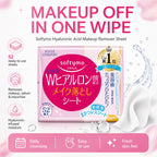 Softymo Hyaluronic Acid Makeup Remover Sheet 52 sheets