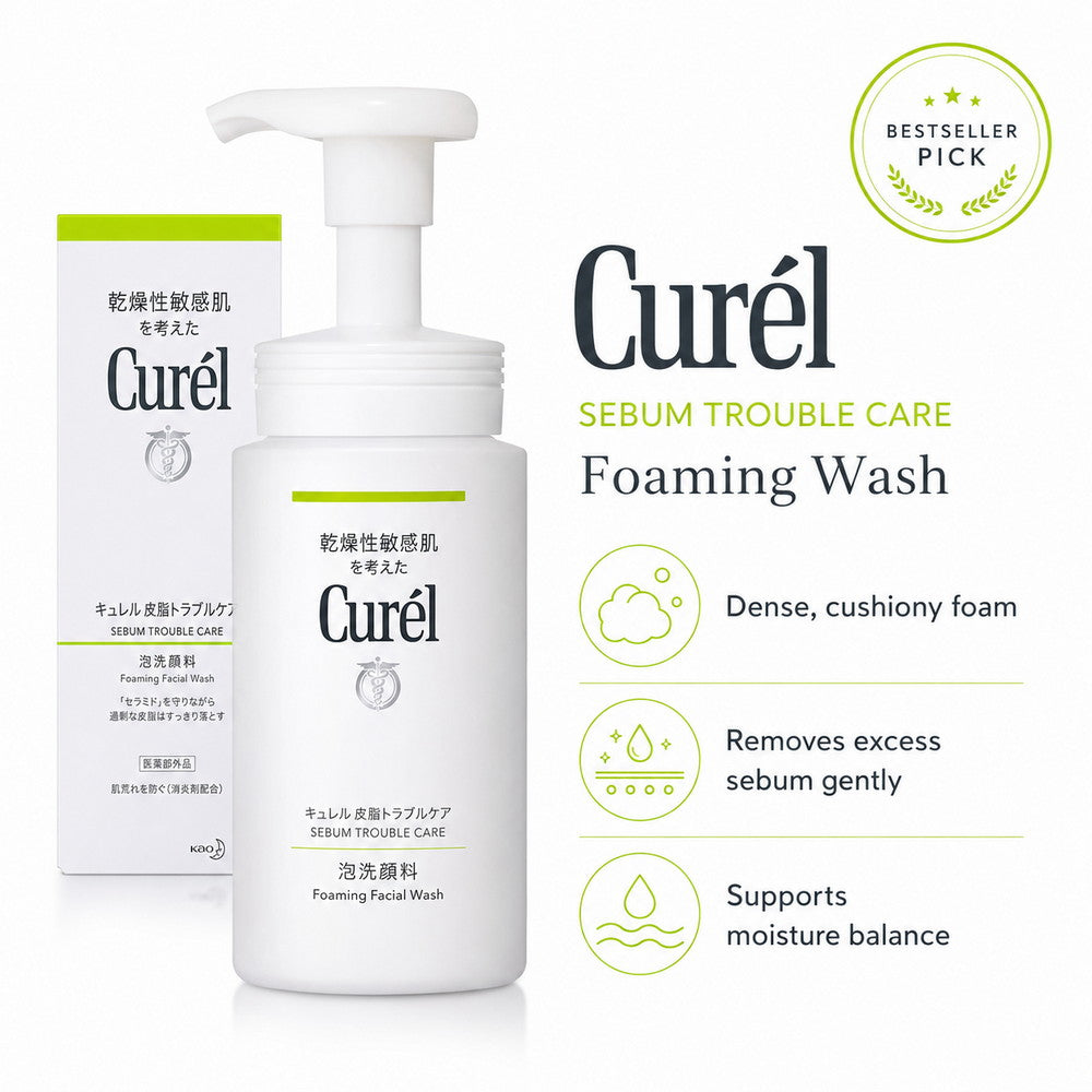 Curél Sebum Trouble Care Foaming Wash 150ml