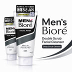 Men's Biore Double Scrub Facial Cleanser 130g