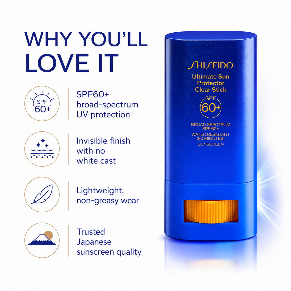 Suncare Clear Stick UV Protector SPF60+ PA++++ 15g