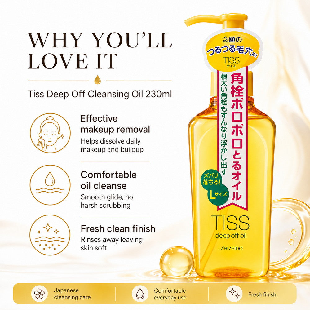 Tiss Deep Off Cleansing Oil 230ml