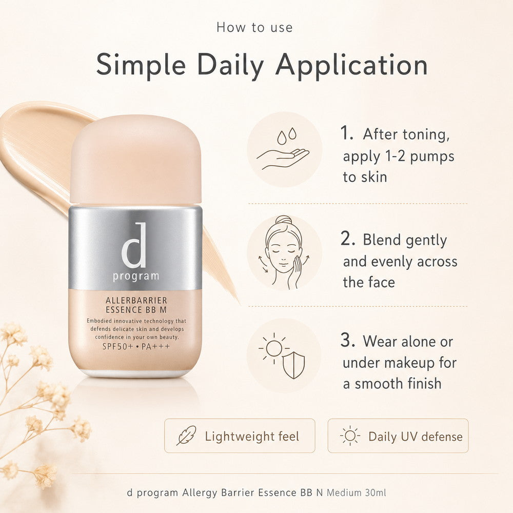 d program Allergy Barrier Essence BB N Medium 30ml