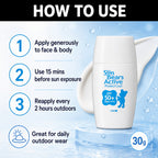 Menturm SunBears Active Protect Cool Sunscreen SPF 50+ PA++++ 30g
