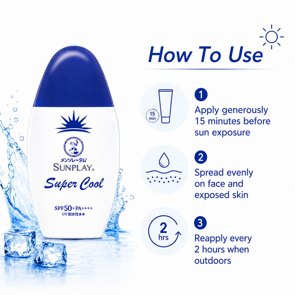 Mentholatum Sunplay Super Cool SPF 50+ PA+++ Super Water Proof 30g