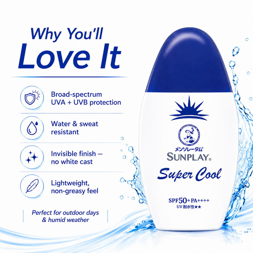 Mentholatum Sunplay Super Cool SPF 50+ PA+++ Super Water Proof 30g