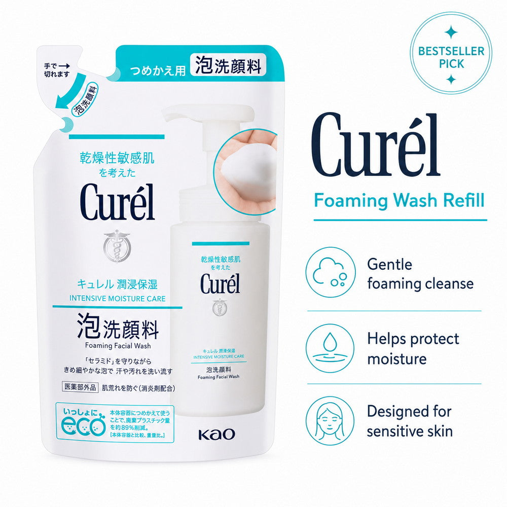 Curél Foaming Wash Refill Type 130ml