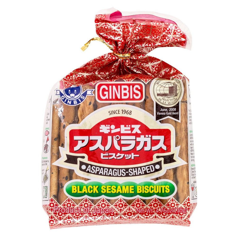 Asparagus Shaped Black Sesame Biscuits 135g