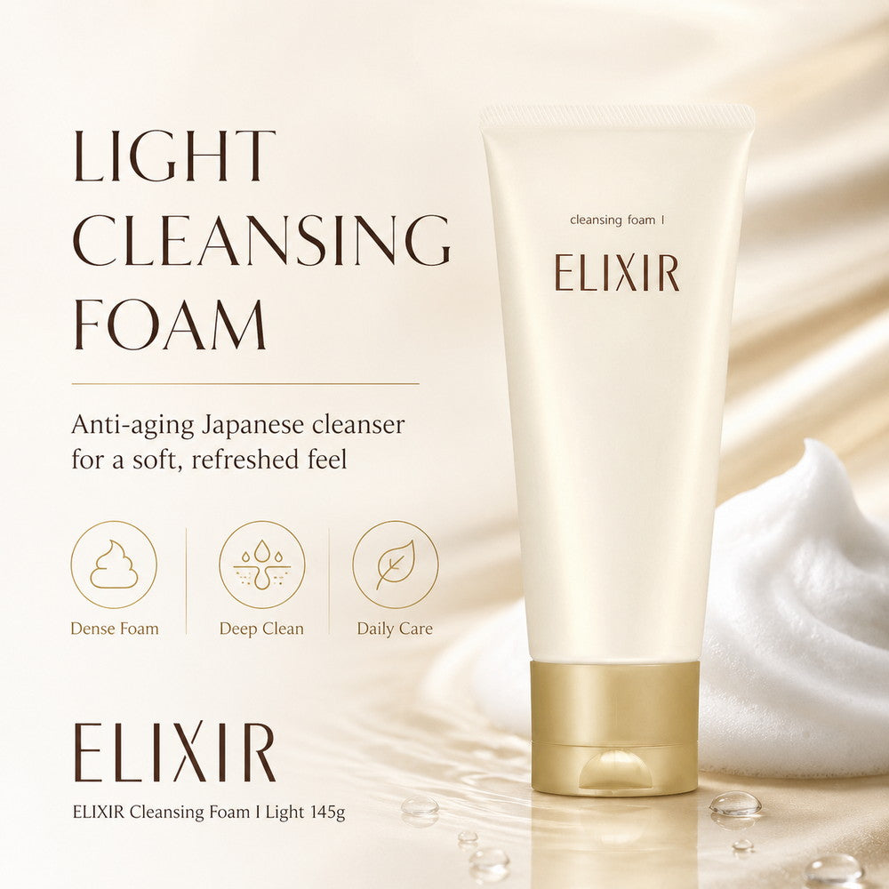 ELIXIR Cleansing Foam I Light 145g