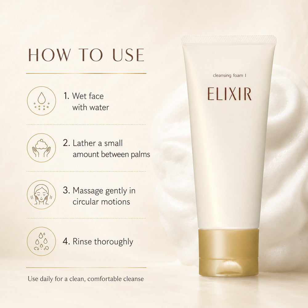 ELIXIR Cleansing Foam I Light 145g