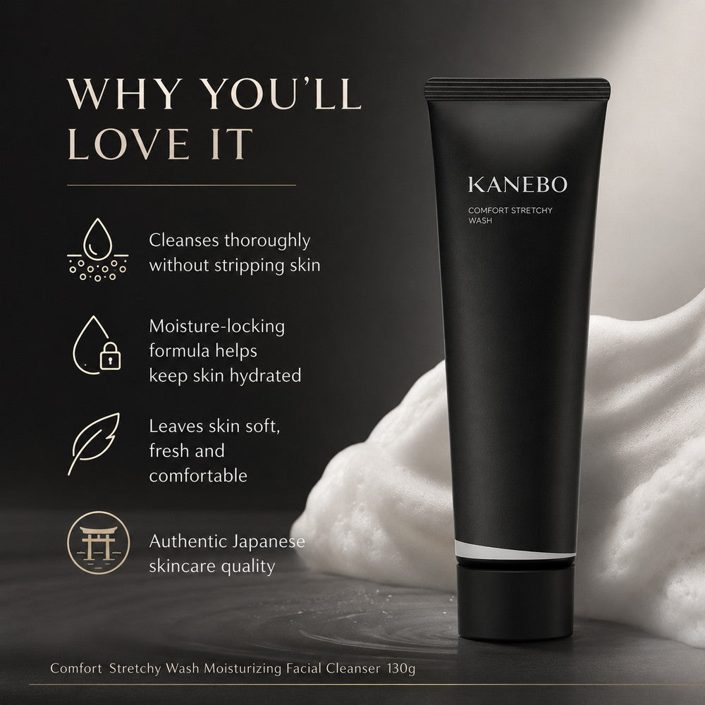 Comfort Stretchy Wash Moisturizing Facial Cleanser 130g