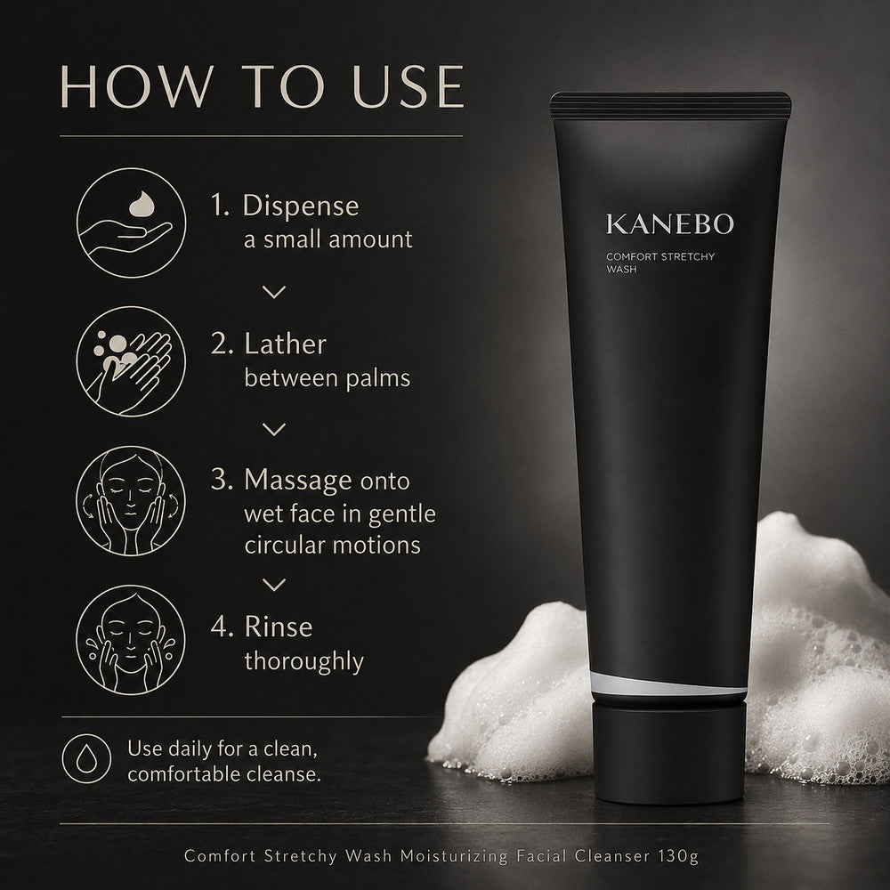 Comfort Stretchy Wash Moisturizing Facial Cleanser 130g