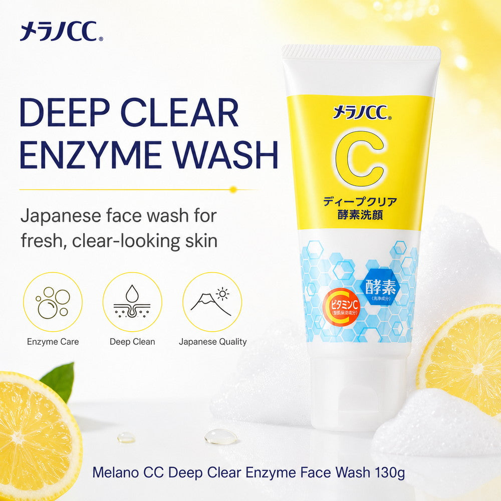 Melano CC Deep Clear Enzyme Face Wash 130g