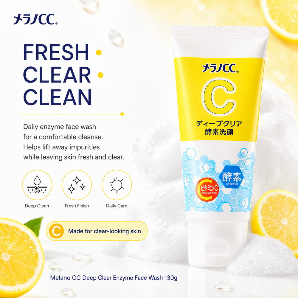 Melano CC Deep Clear Enzyme Face Wash 130g