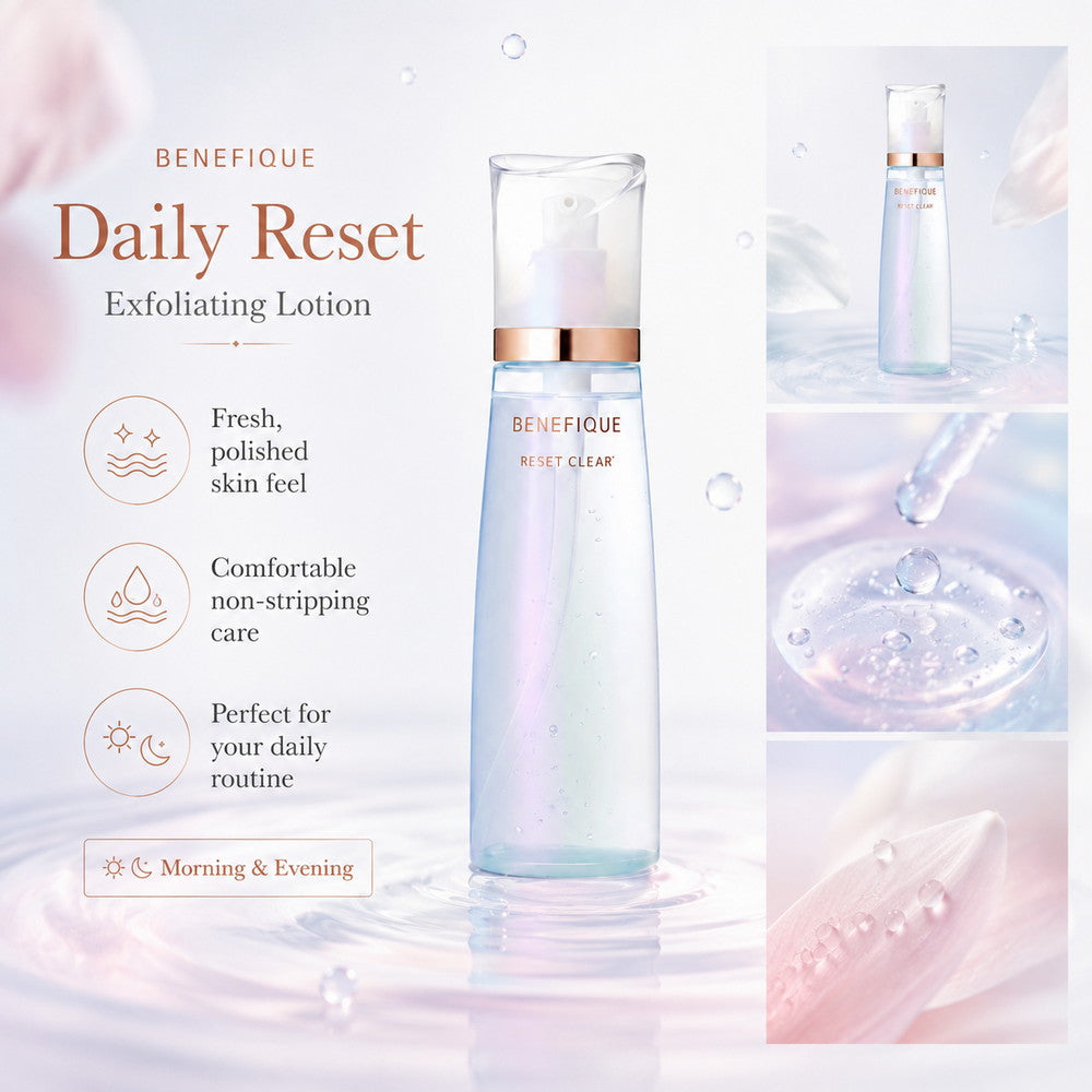 Benefique Reset Clear N Exfoliating Lotion 200ml