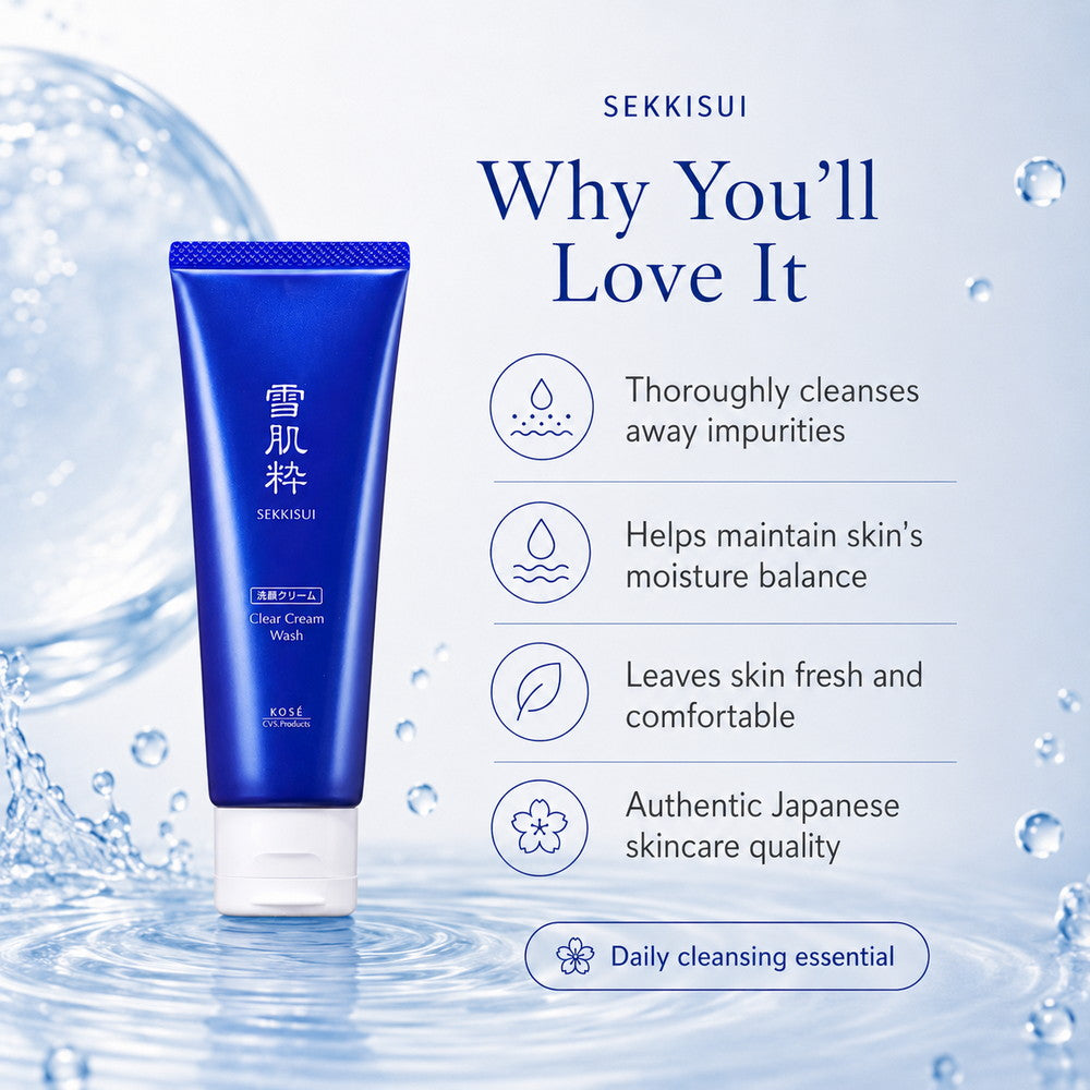 SEKKISUI Clear Cream Wash 120g