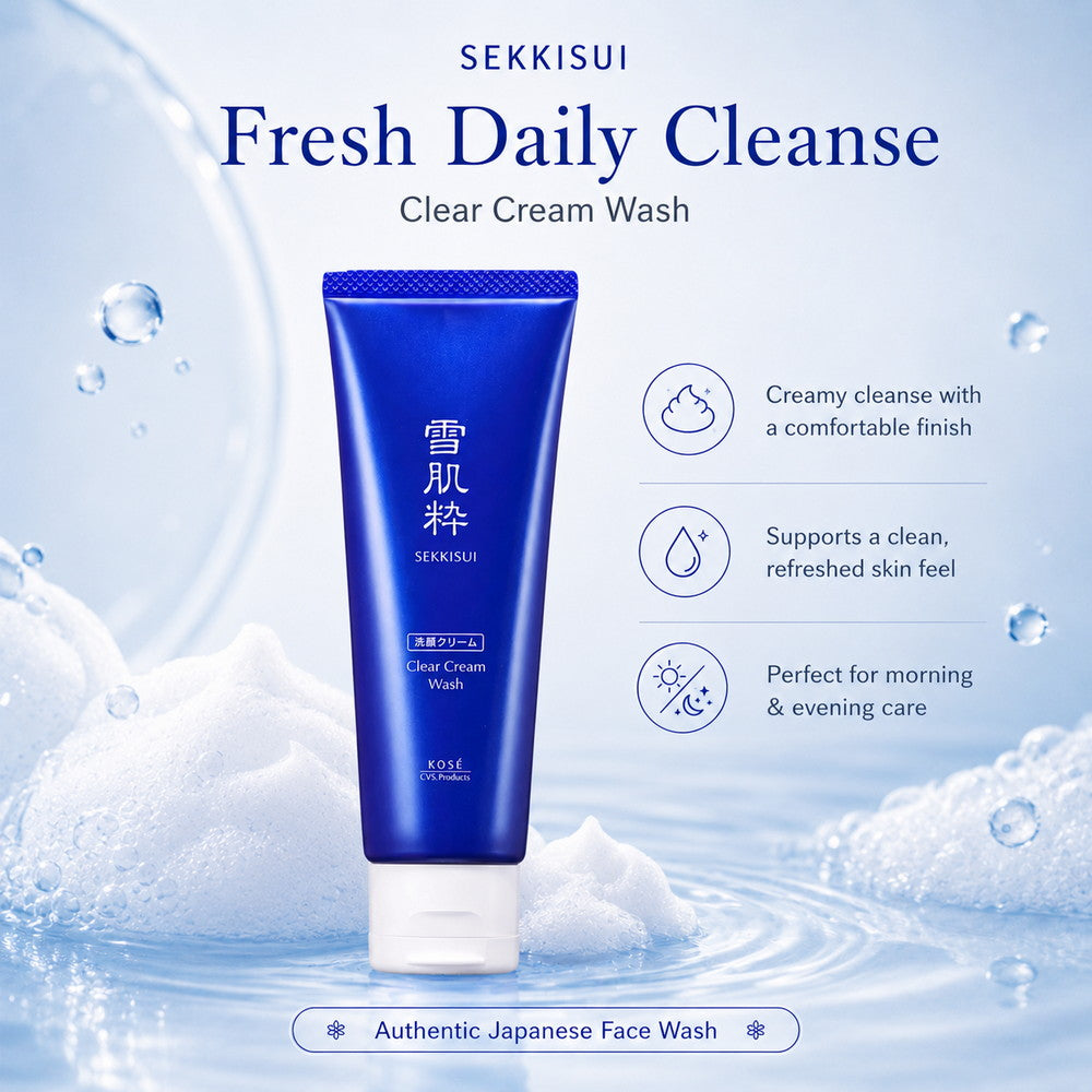 SEKKISUI Clear Cream Wash 120g