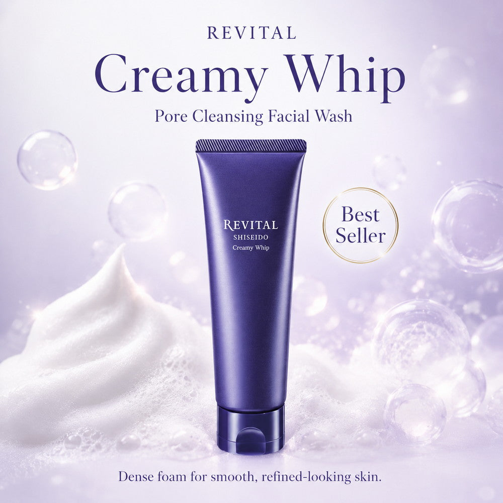 Revital Creamy Whip Pore Cleansing Facial Wash 125g